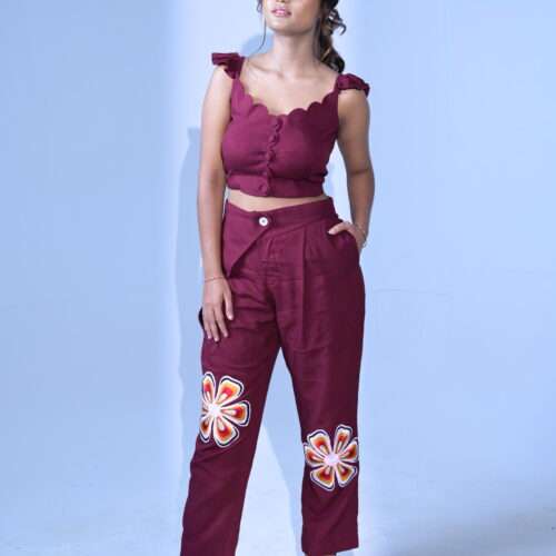 Maroon Outfit 4 srinicaa